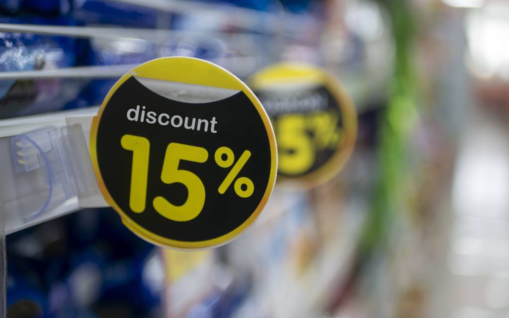 Descuentos productos en supermercado